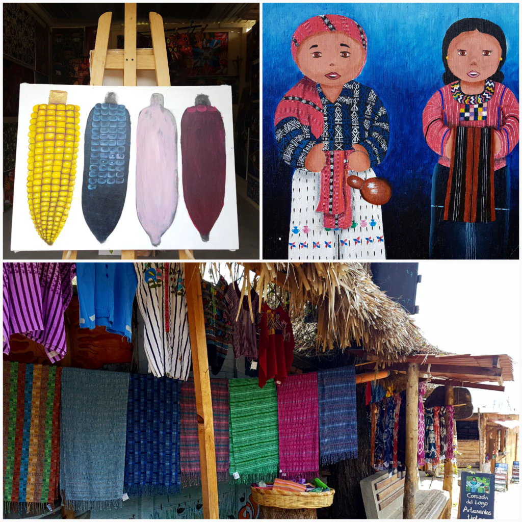 Malerei und Webkunst