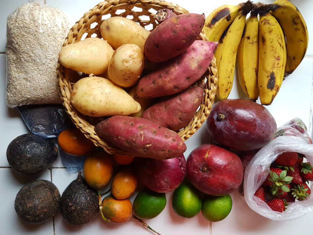 Erste Ausbeute vom Markt für umgerechnet 5 €.