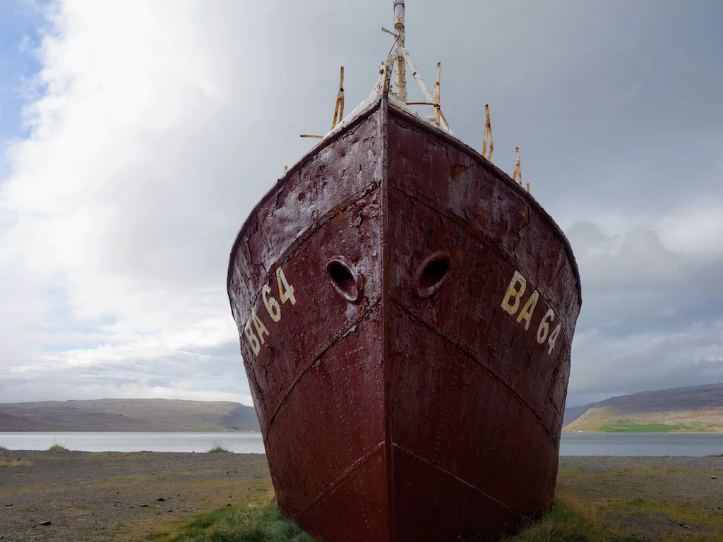 Das Wrack aus einer anderen Perspektive