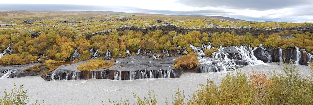 Wasserfälle Hraunfossar