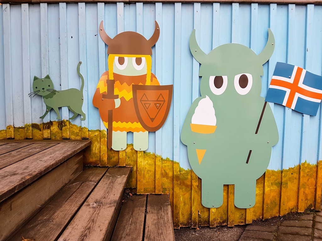 Freizeitkamele in Reykjavik