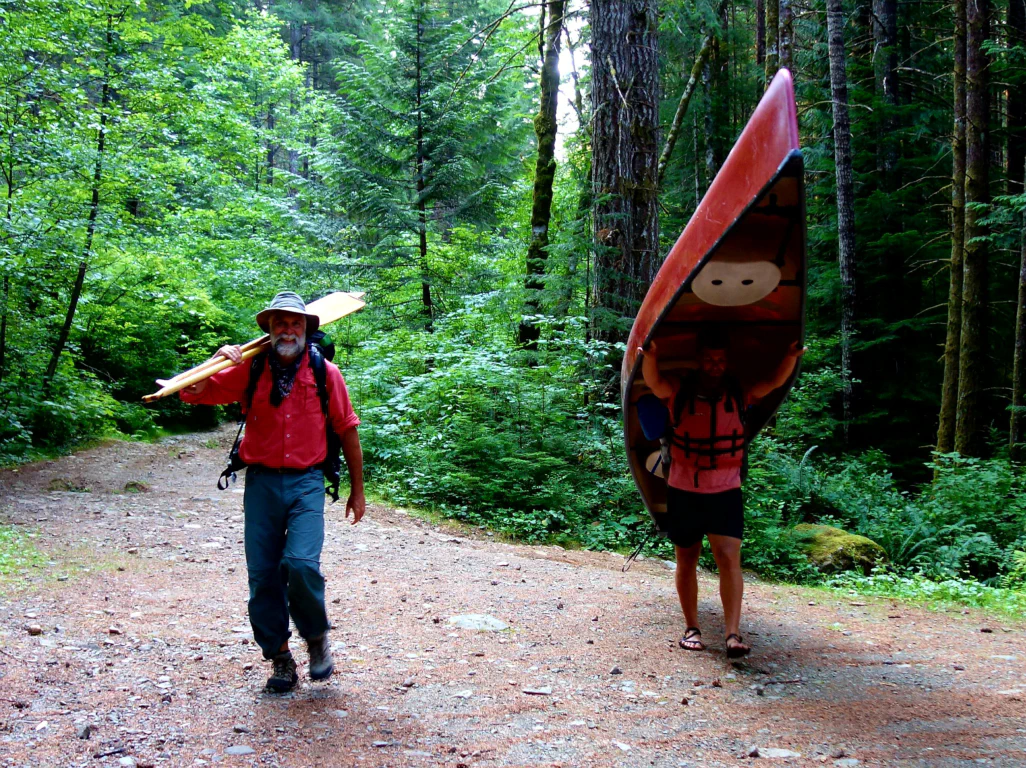 Auf dem Portage-Trail