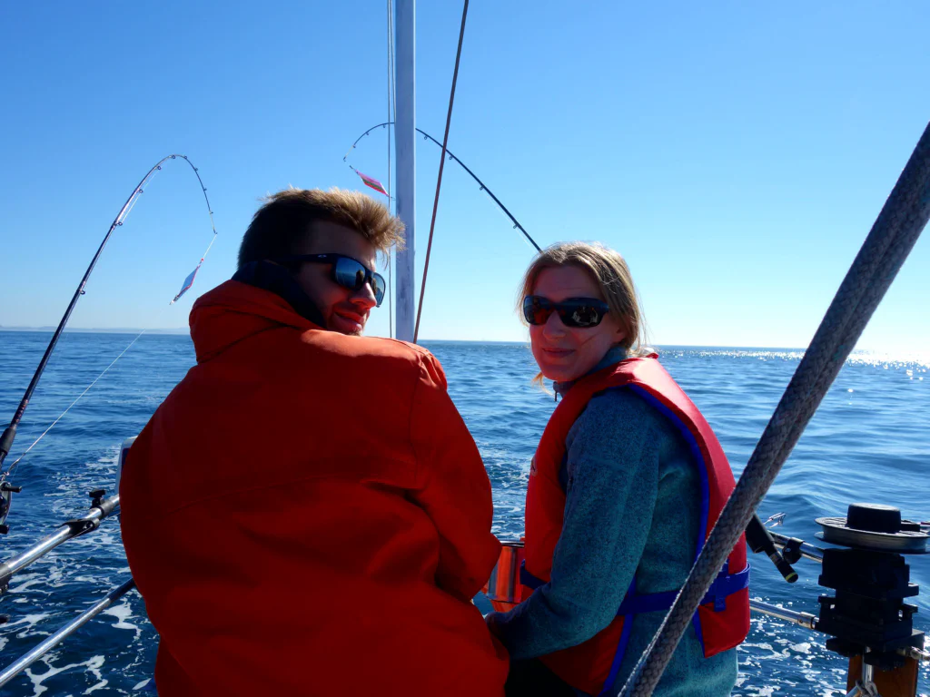 Angeln mit der ganzen Crew