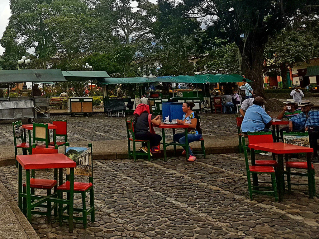 Jardínero mit Cowboyhut