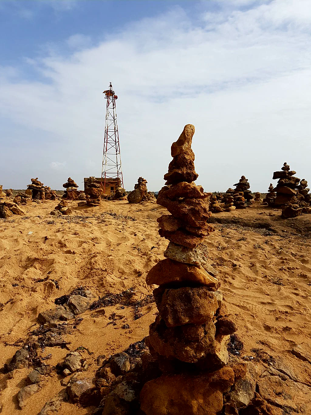 Überreste des alten Leuchtturms