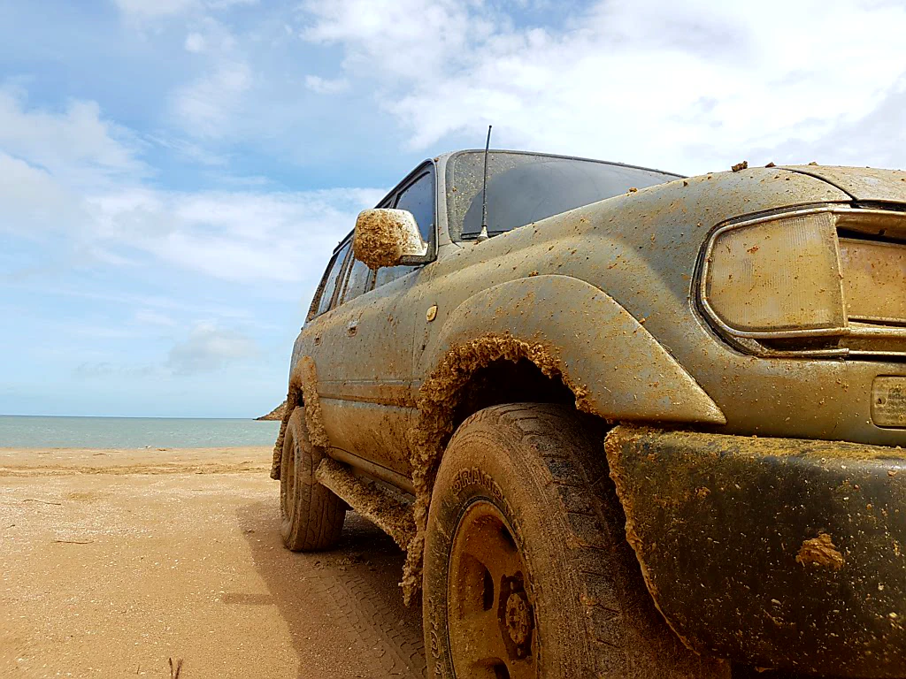 So muss ein Auto am Ende eines Abenteuers aussehen!