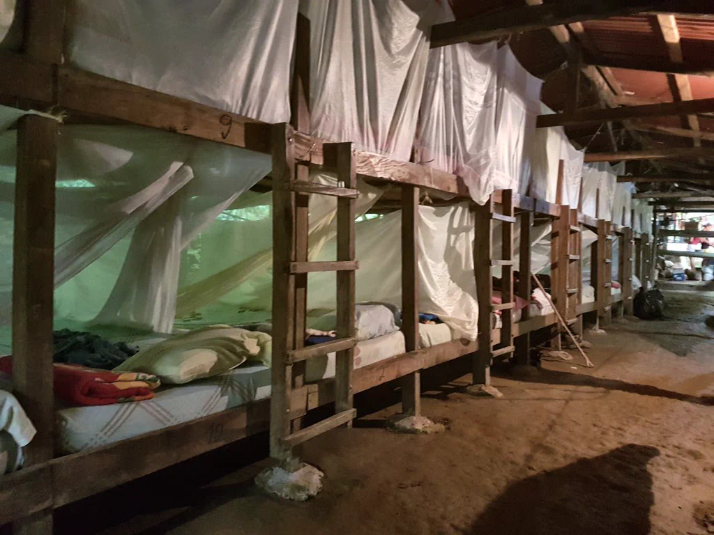 Sehr durchgelegene Matratzen