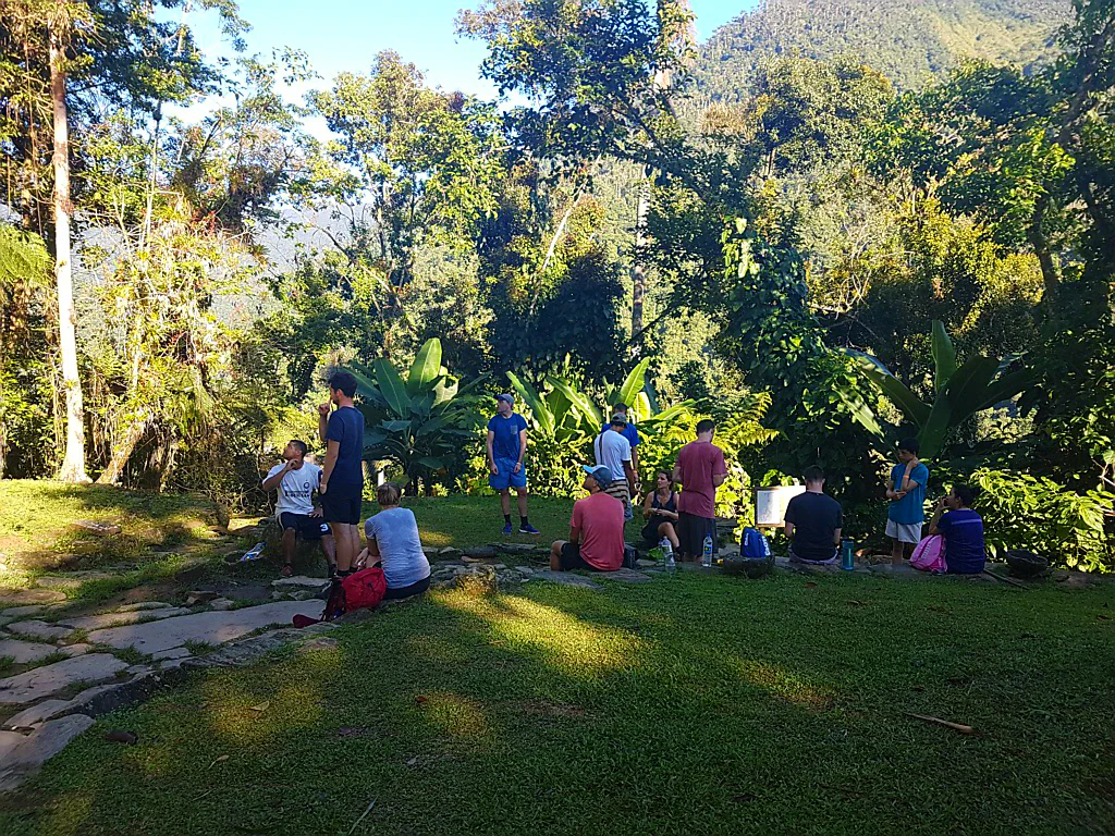 Am Fuße der Ciudad Perdida angekommen...