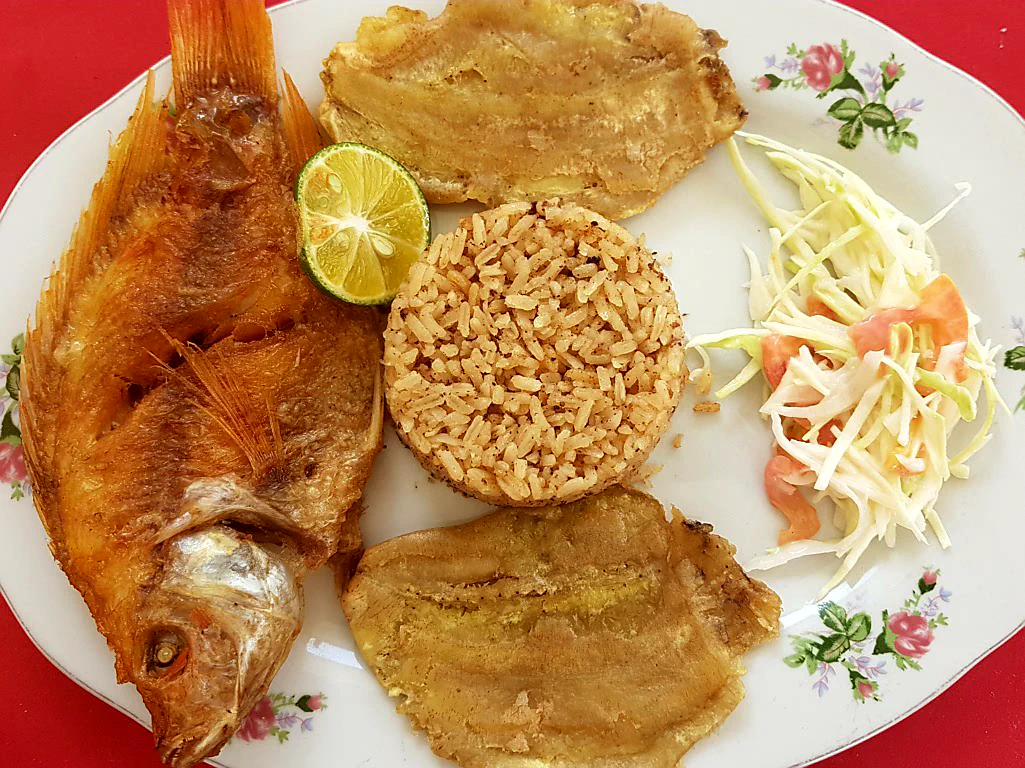 Ausgiebiges Mittagessen vor dem Start