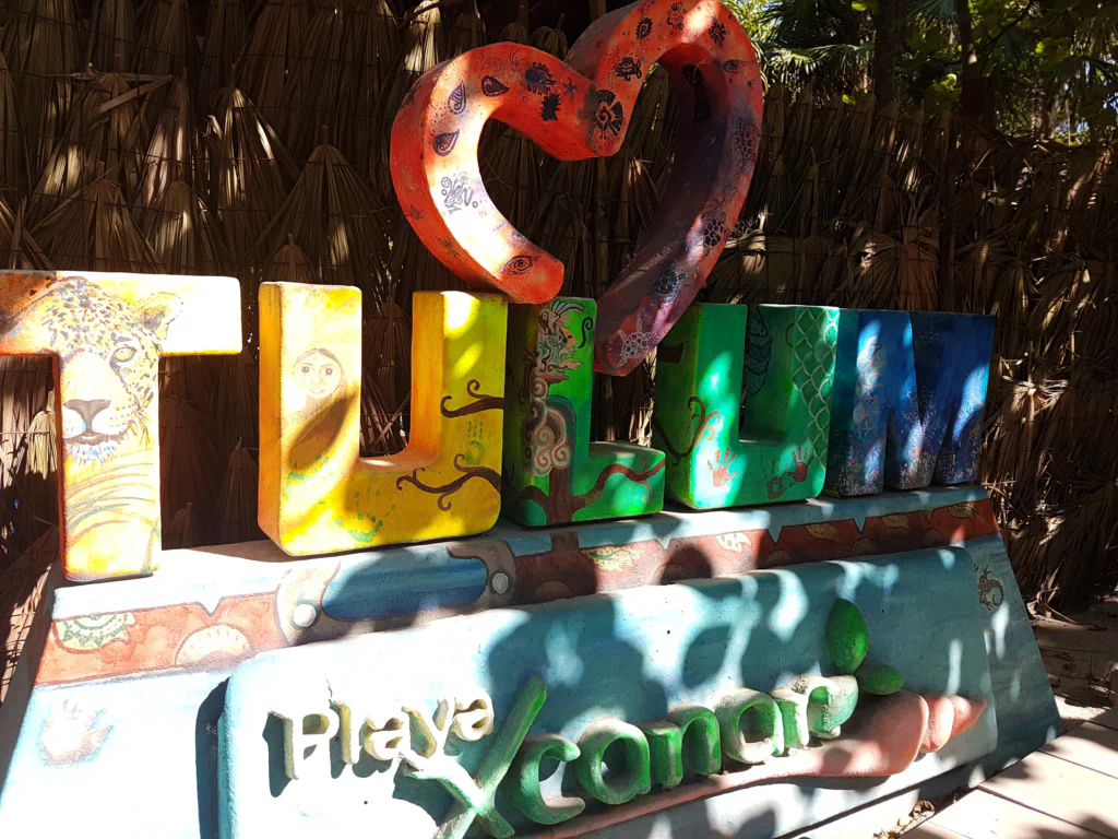 Strandpromenade in Tulum