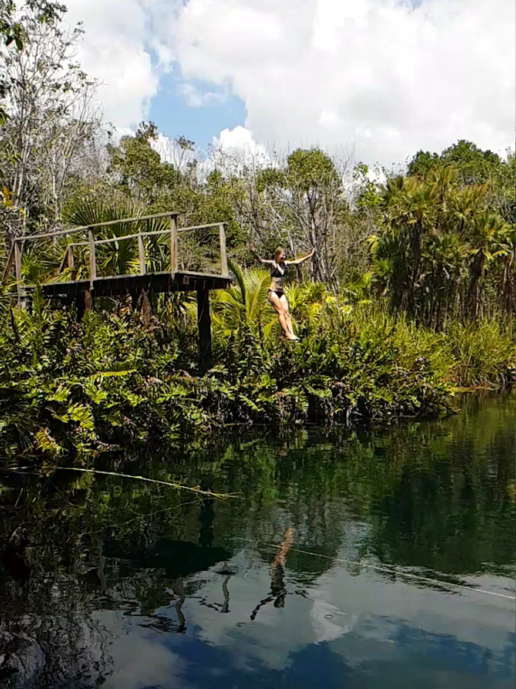 Sprung ins kühle Nass