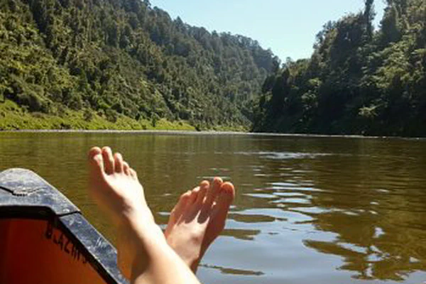 Achte Etappe: Fünf Tage Pause für die Füße auf dem Wanganui River