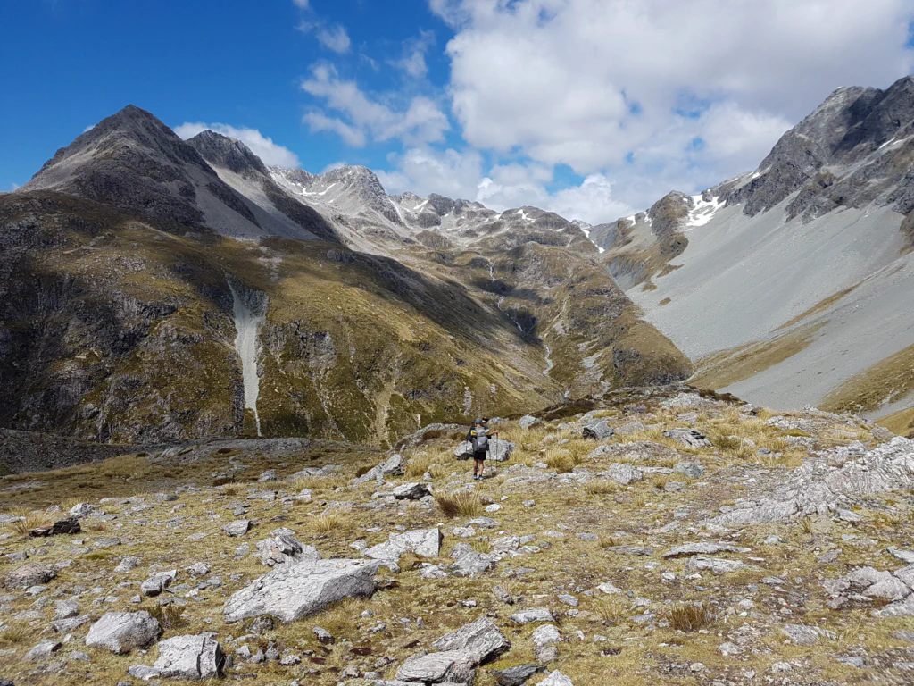 Blick zurueck auf den Weg