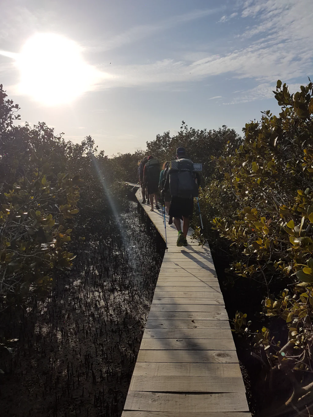 Frueh morgens durch die Bucht