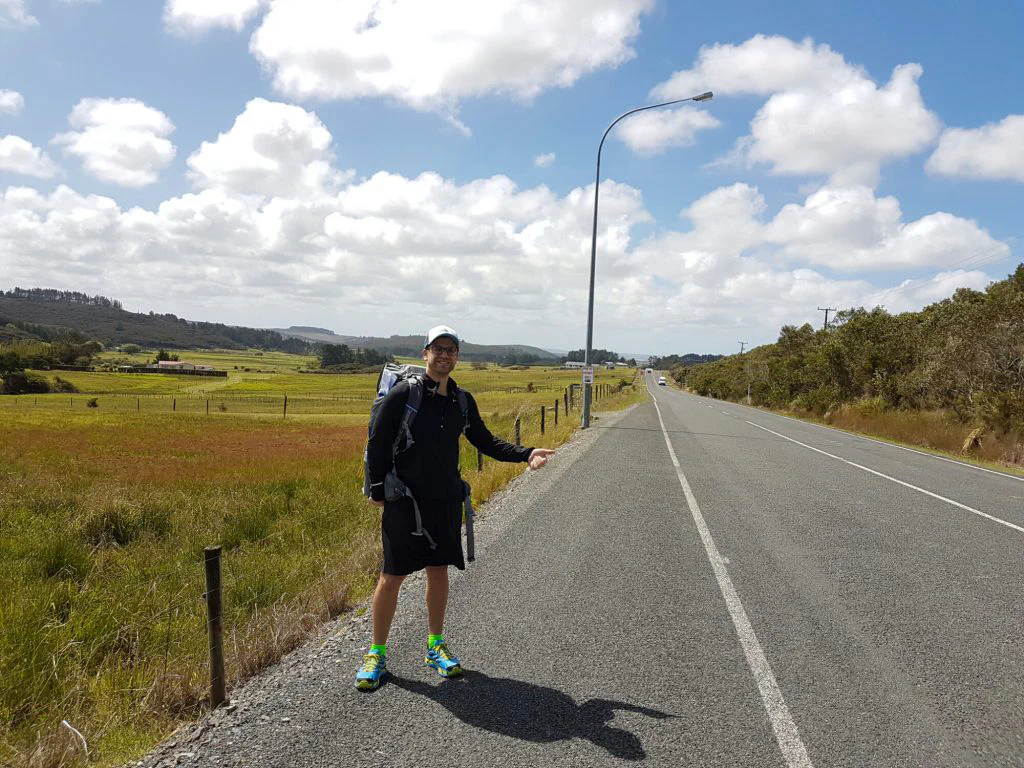 Per Anhalter zum Startpunkt