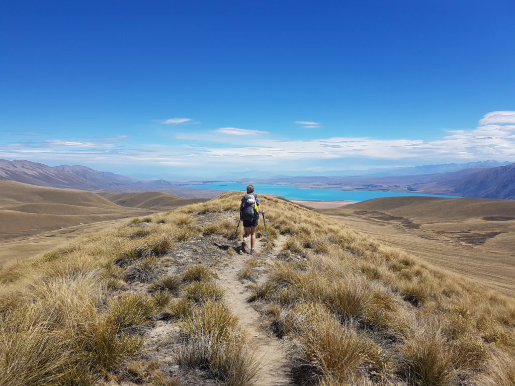 Abstieg Richtung Lake Tekapo