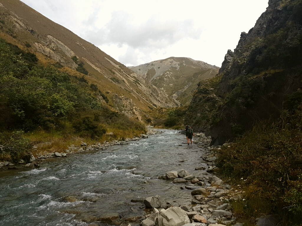 Luke und Daisy im Ashburton River