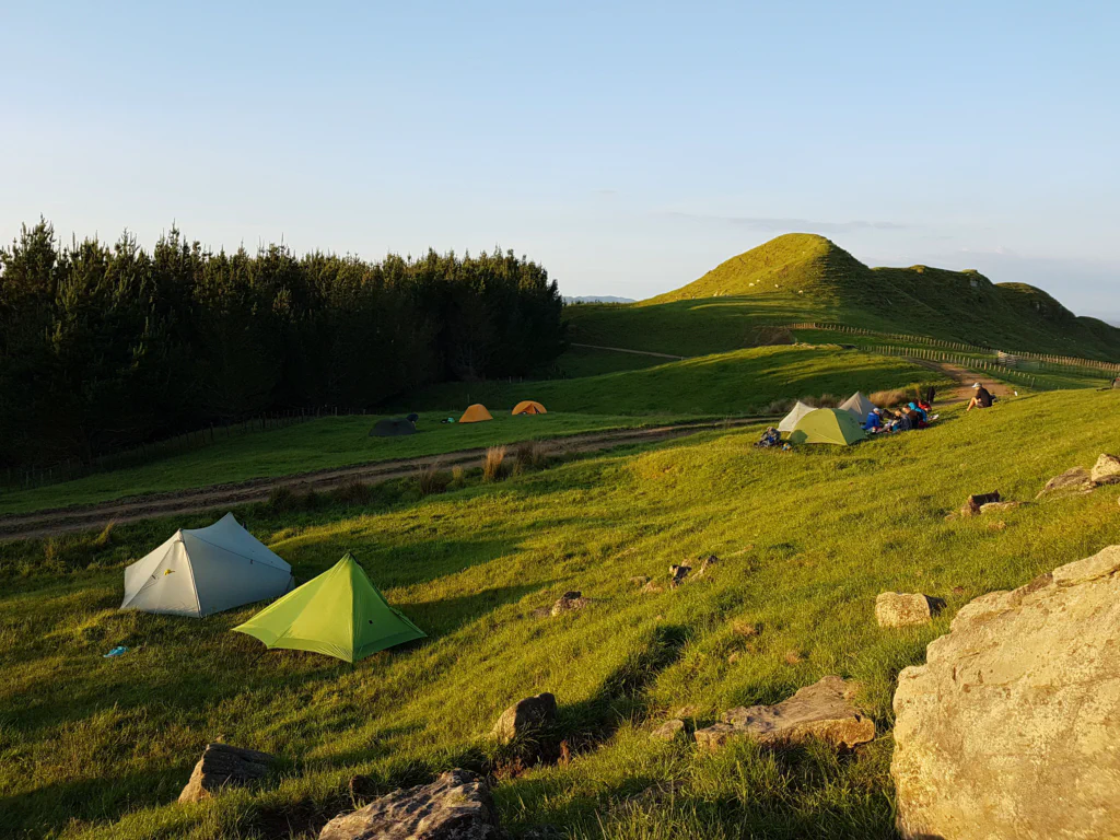 Unser Zelt auf der Weide