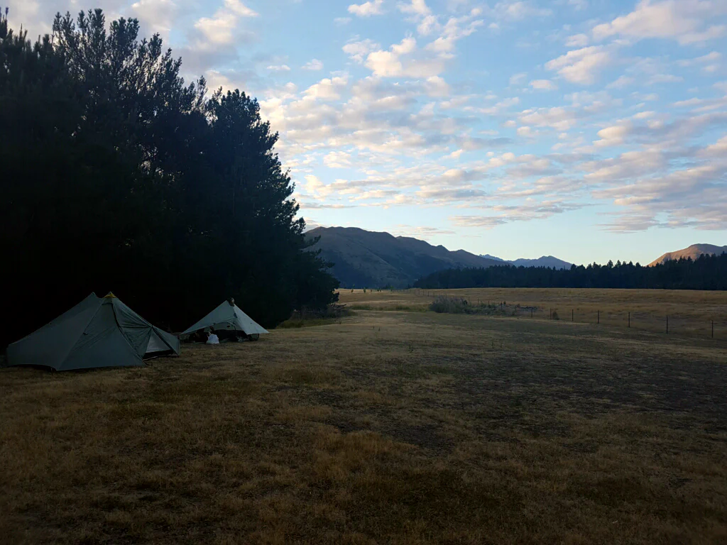 Picknick am Hawea River