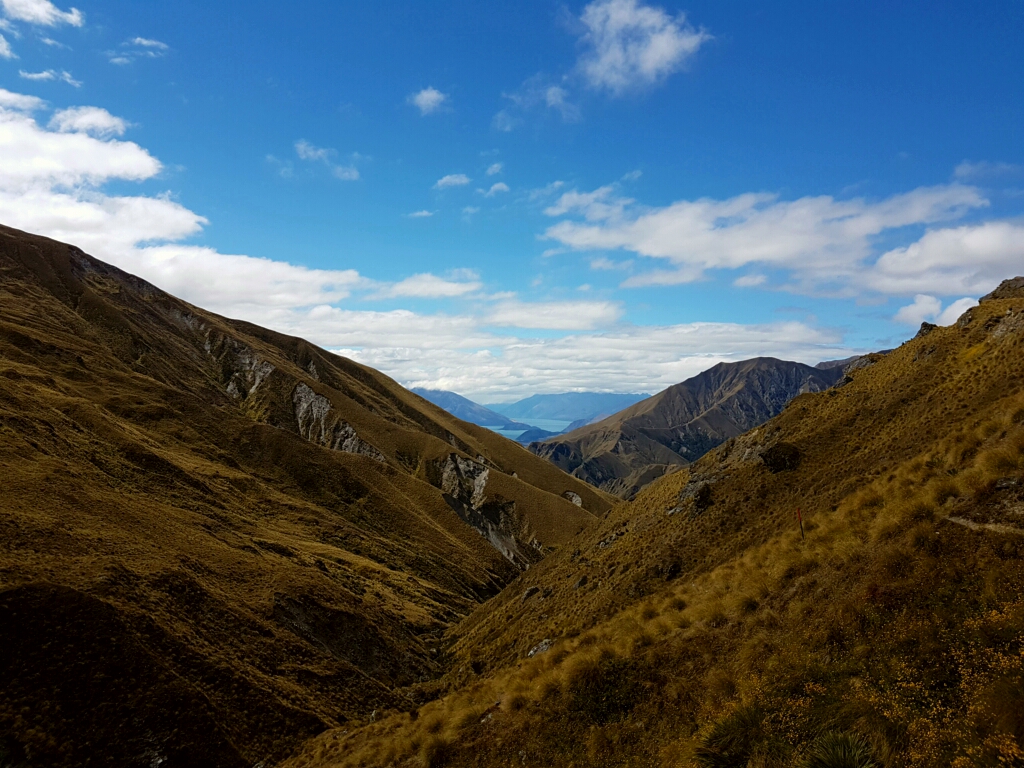 Blick zurück auf Lake Wanaka