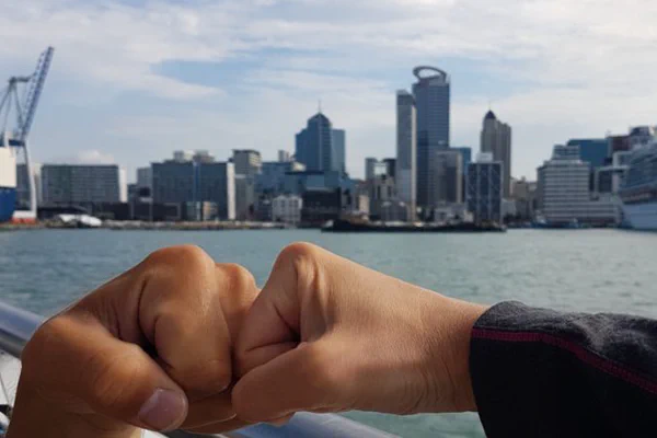 Vierte Etappe: an der Küste entlang nach Auckland