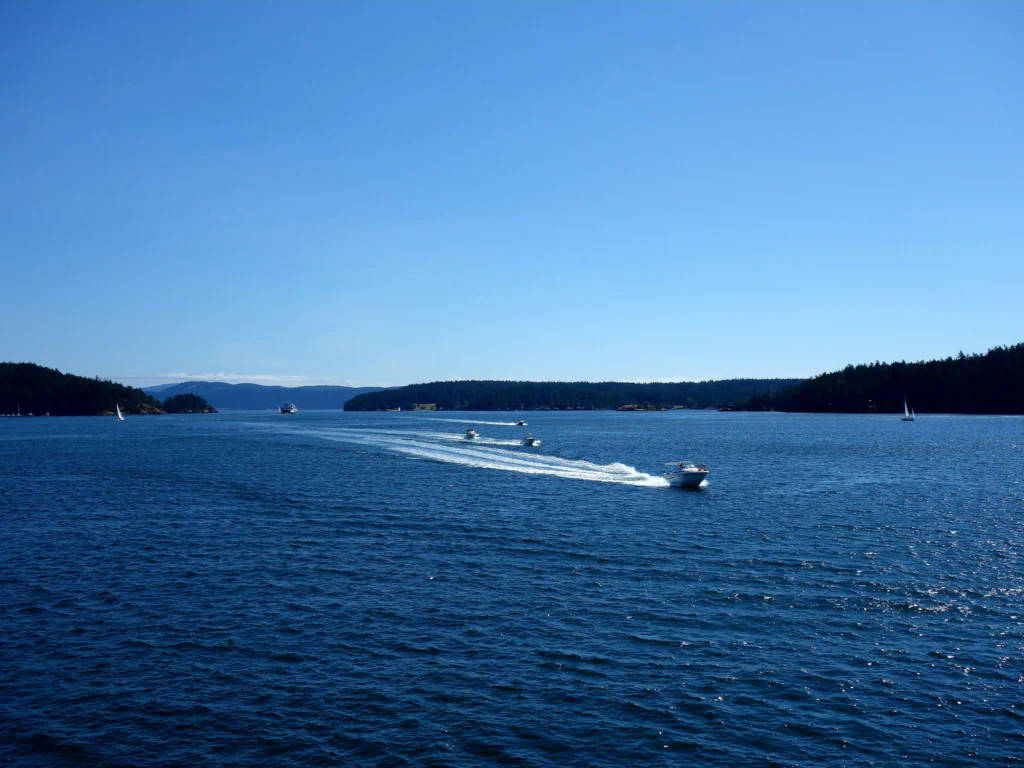 Überfahrt nach Orcas Island